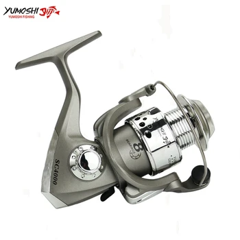 

Yumoshi SC Series Fishing Reels Spinning Reel 5.5:1 Feeder Carp Equipment Fishing Trolling Plating Head Reel Fishing Accessories