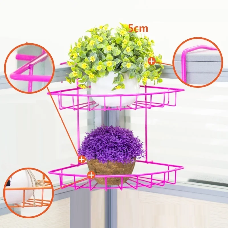 Afscherming декоративные полки балконет поддержка Планте Варанда плантен Rek Открытый Декор цветок балкон завод полка