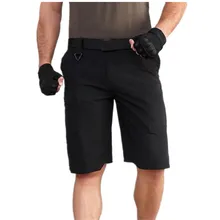 Новые летние Для мужчин багги с карманами в стиле милитари на молнии мужские шорты Карго длинные Армейский зеленый хаки Для мужчин s тактические шорты