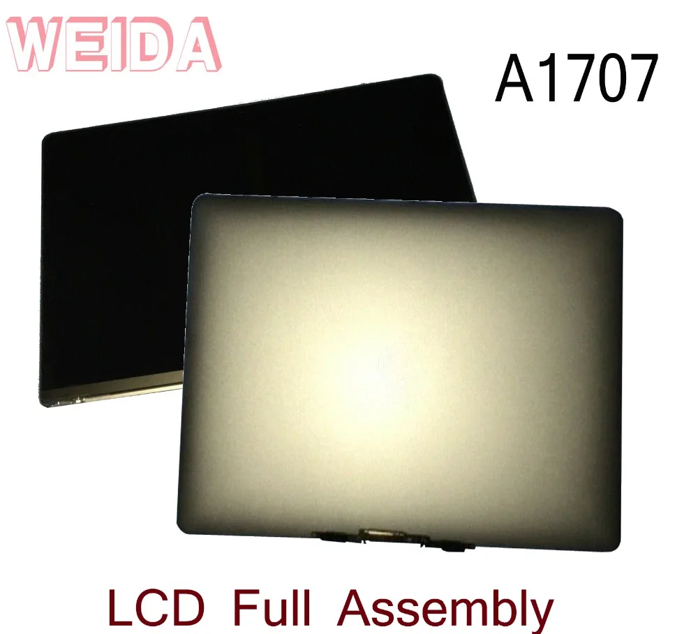 WEIDA 95% ЖК-Дисплей 15," для Macbook retina A1707 дисплей сенсорный экран полная сборка Замена A1707 серебристый/серый
