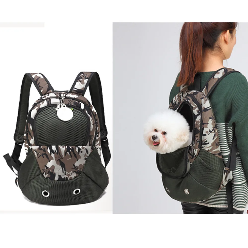 New Products For Pet Carrier Dog Cat Backpack Camouflage Travel Bags