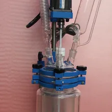 1000 мл, боросиликатная стеклянная колба для опытов, 1л, реактор цилиндрической реакции