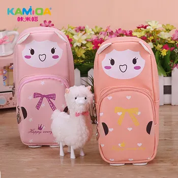 

Cute lamb Multifunction High capacity student pencil bag free shipping