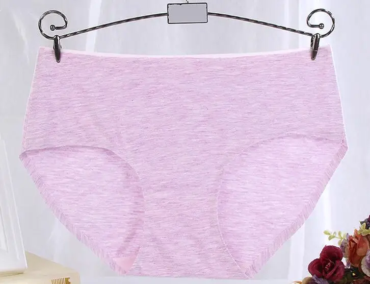 Girl Seamless Panties Cotton Summer Brief Women Elastic Heathy