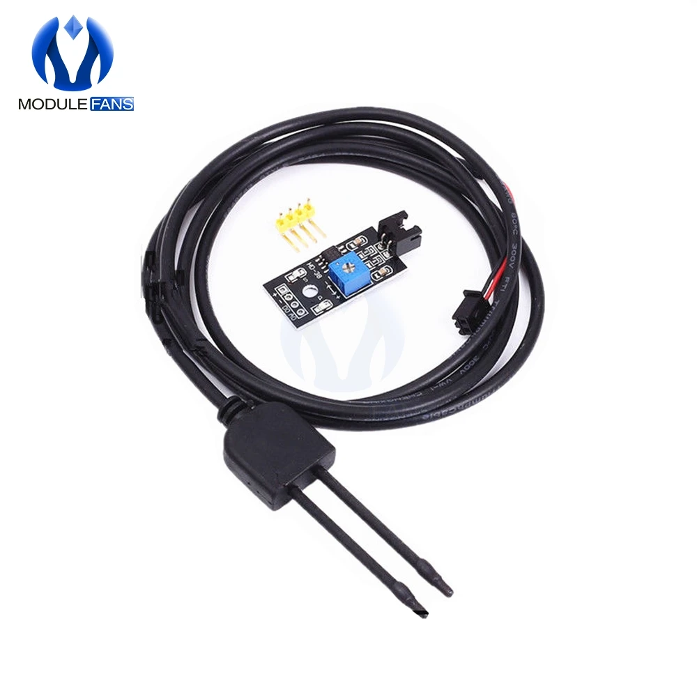 

Soil Moisture Sensor and Soil Detector Module Soil Moisture Test Soil Humidity Test Corrosion Resistance Probe For Arduino