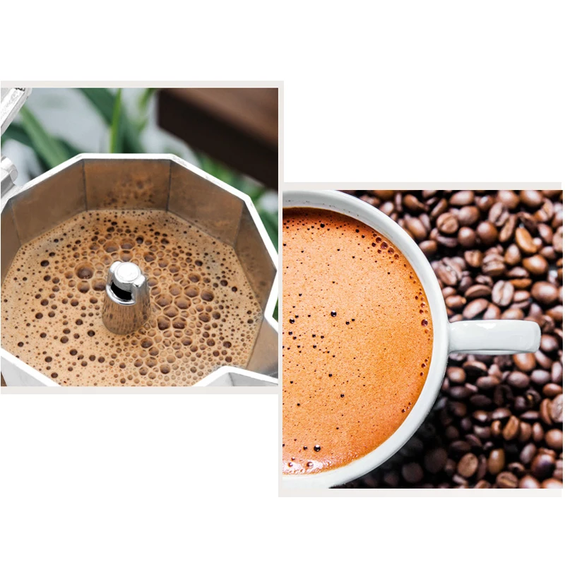 Coffeeware كافي الأواني الألومنيوم دليل موكا القهوة الأواني إسبرسو مزحلة المخاوي القهوة صانع مقهى وعاء 1/3/6 /9/12cup لاختيار
