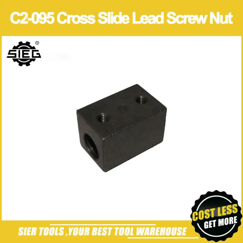 

Free Shipping!/C2-095 Cross Slide Lead Screw Nut/SIEG C2 Original Metal Screw Rod Nut