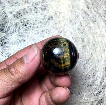 

Natural Blue Tiger Eye Crystal Sphere Ball Healing