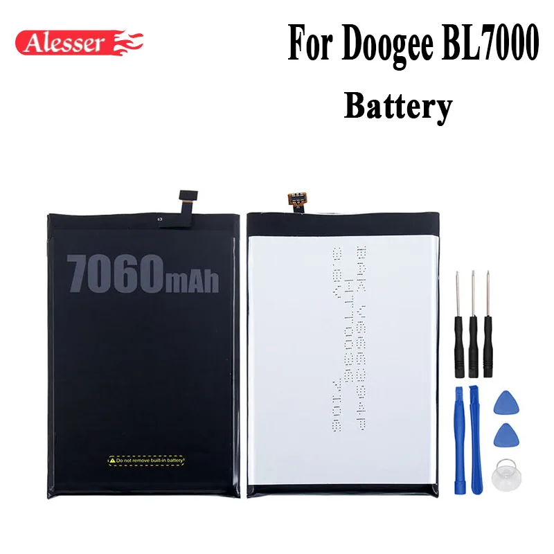 Alesser Для Doogee BL7000 аккумулятор 7060 мАч 100% Новый Сменный аксессуар длительное время