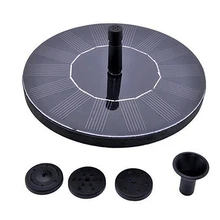 Floating Water Pump Solar Panel Garden Plants Watering Power Fountain Pool Decor