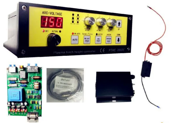 

Arc voltage Torch height controller PTHC-200DC controls plasma cutting height