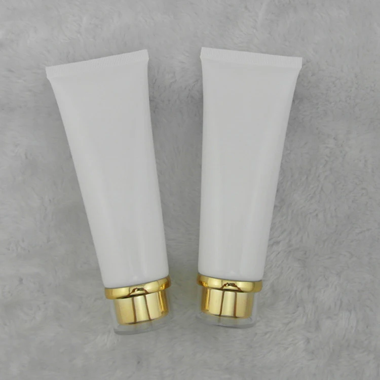 

100ml 50pcs Cosmetics packaging tube / white plastic bottles / moisturisers hand cream acrylic screw cap Empty bottles