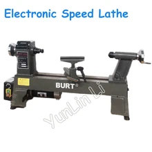 220V 550W Electronic Speed Regulating Lathe Small Cast Iron Woodworking Lathe Digital Display Woodworking Lathe MC1218VD