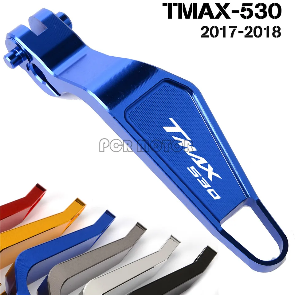 

TOP SELLING Motorcycle CNC Aluminum Parking Brake Lever For YAMAHA TMAX 530 SX/DX TMAX530 2017-2019 Gold Red Black Accessories