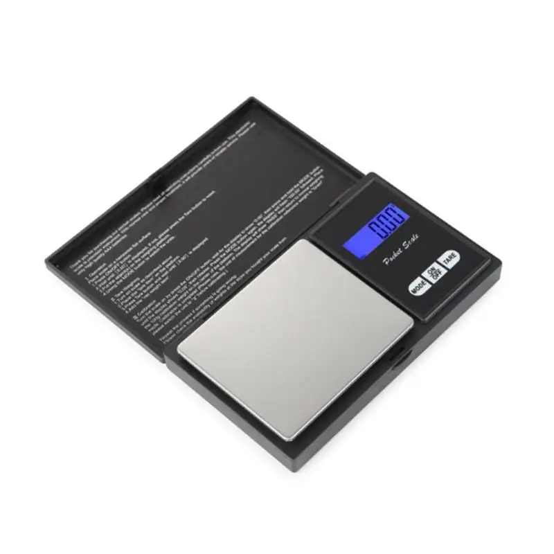 500g/0.01g Electronic Balance Blue Backlight LCD Jewelry Digital Scale