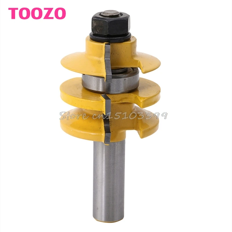 

1/2" Shank Rail & Stile Router Bit Ogee Stacked Woodworking Bearing Guide Cutter #G205M# Best Quality