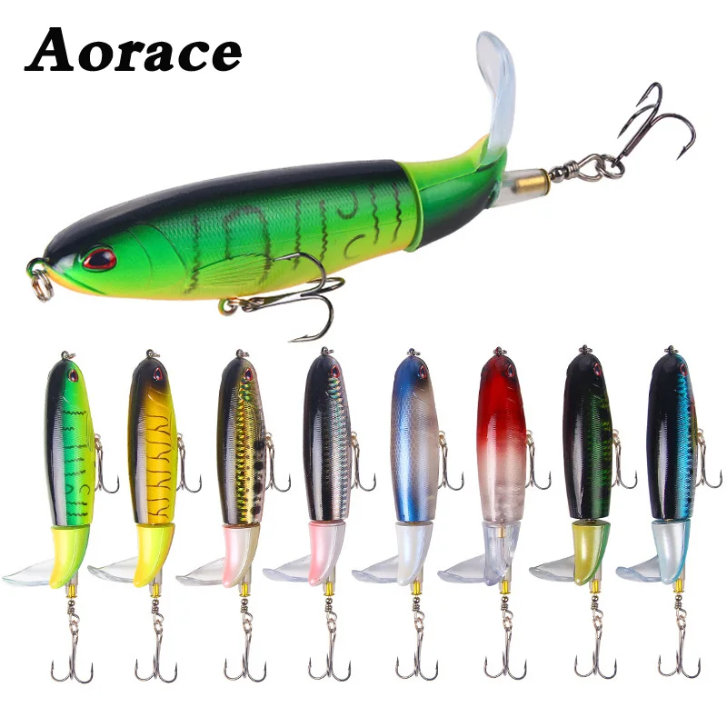 

1PC Whopper Plopper Fishing Lure 14cm 35g Topwater Popper Floating Artificial Hard Bait Crankbait Wobblers Fishing Tackle