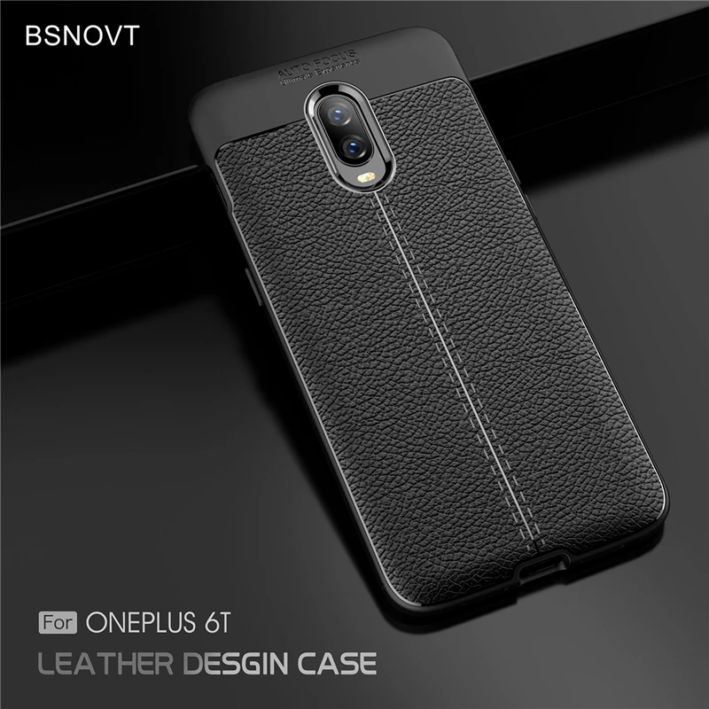 

Cover For OnePlus 6T Case Soft Silicone Shockproof Phone Case For Oneplus 6t Case TPU Leather Case For Oneplus 6t Funda Capa