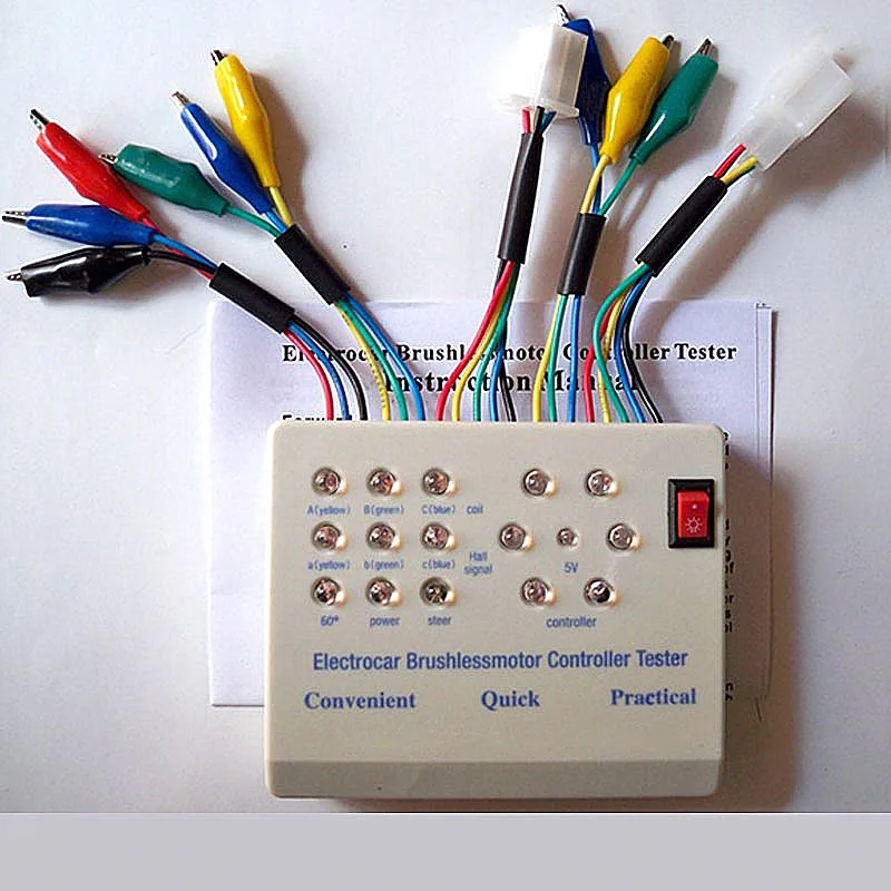 Electric vehicle brushless motor controller tester,electric vehicle
