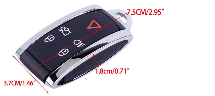 Beler стайлинга автомобилей 5 Кнопка дистанционного Smart Key Fob чехол Корпус подходит для Jaguar X-Тип S- тип XF XK XKR