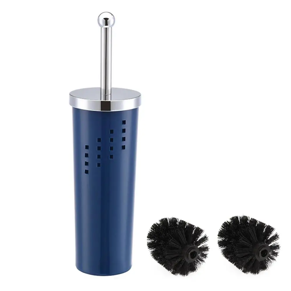 2019EHOME BUY Toilet Brush Set With Cover and Base for Bathroom 9 Colors Square Hole / Simple Ventilation