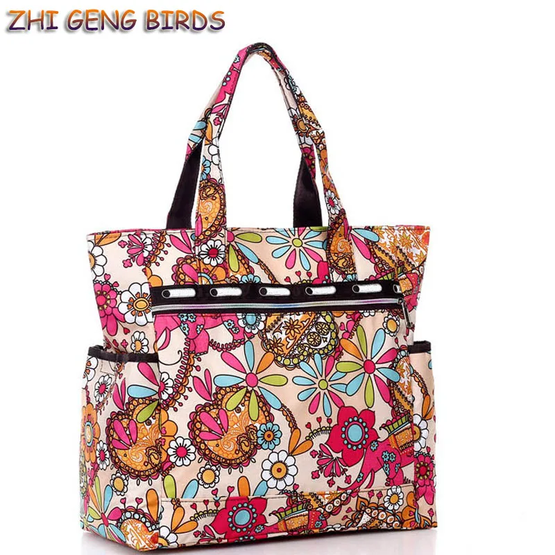 ZHI GENG BIRDS 2017 Women Handbag Casual Nylon Shoulder Bags Large ...