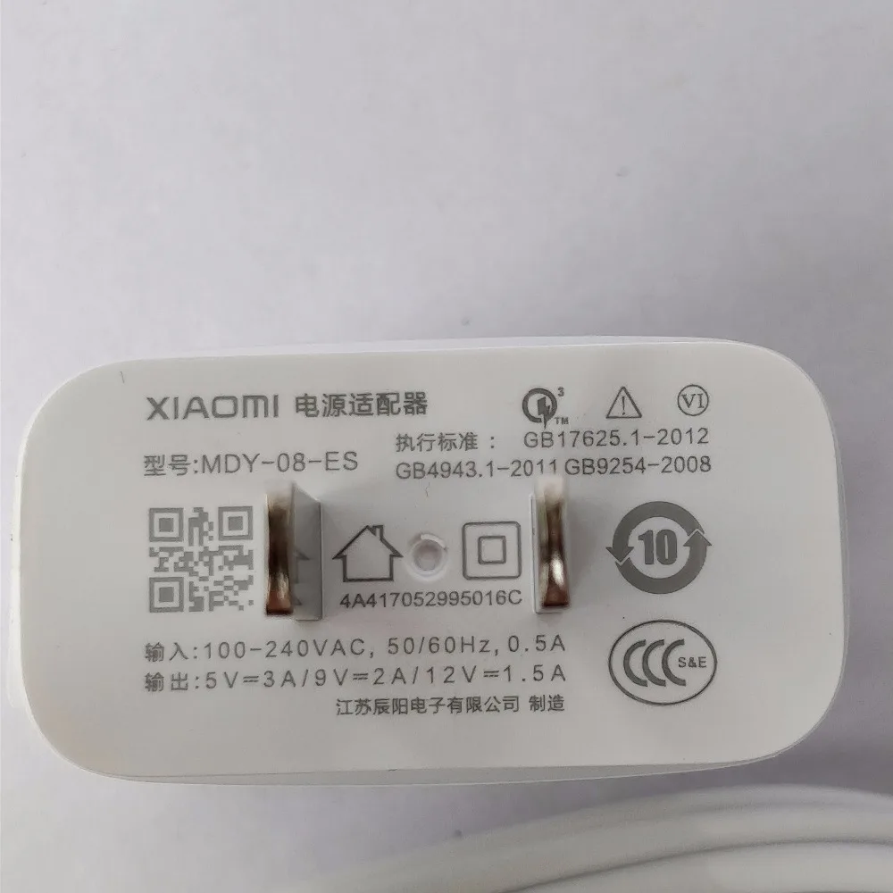 Для xiaomi mi6 быстрая Зарядное устройство mi 6 mi 5 mi x 2 5 5S a1 mi 5 mi 5S плюс 4c QC 3,0 Быстрая Зарядка адаптер& usb 3,1 Тип C кабель