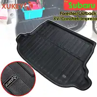 Xukey Cargo Boot Tray Liner For Subaru Forester Legacy Outback XV Crosstrek Impreza Hatchback Rear Trunk Floor Mat Carpet
