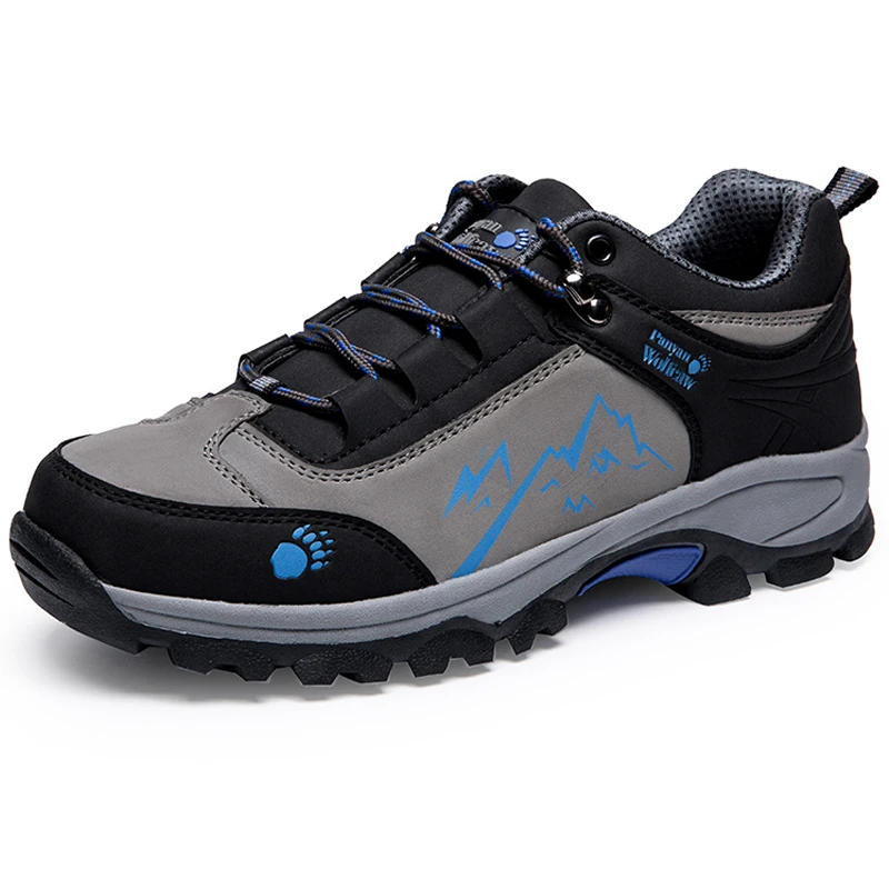 

High Quality Non-slip Rubber Sole Autumn Men Hiking Shoes Sneakers Winter Warm Male Sport Walking Shoes Camping Mountain Shoes