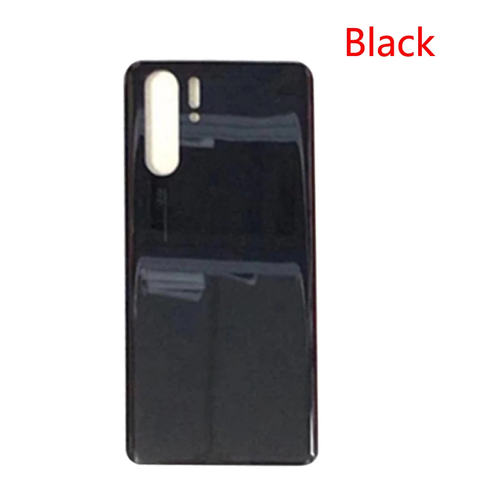 6,4" задняя крышка Bttery для huawei P30 Pro VOG-L09 VOG-L29 задняя крышка батарейный чехол 3D стеклянный корпус Защита шасси с наклейкой - Цвет: Black-No tool