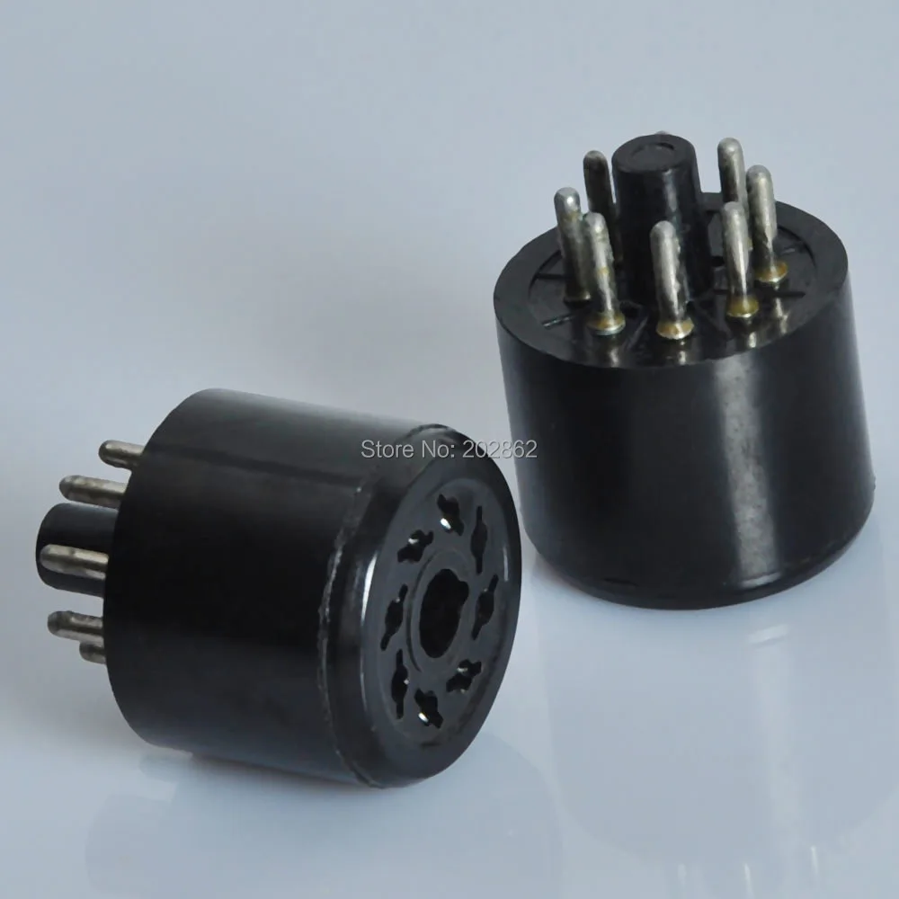 

2pcs 8Pin Noval Vacuum Tube Saver Socket Testing