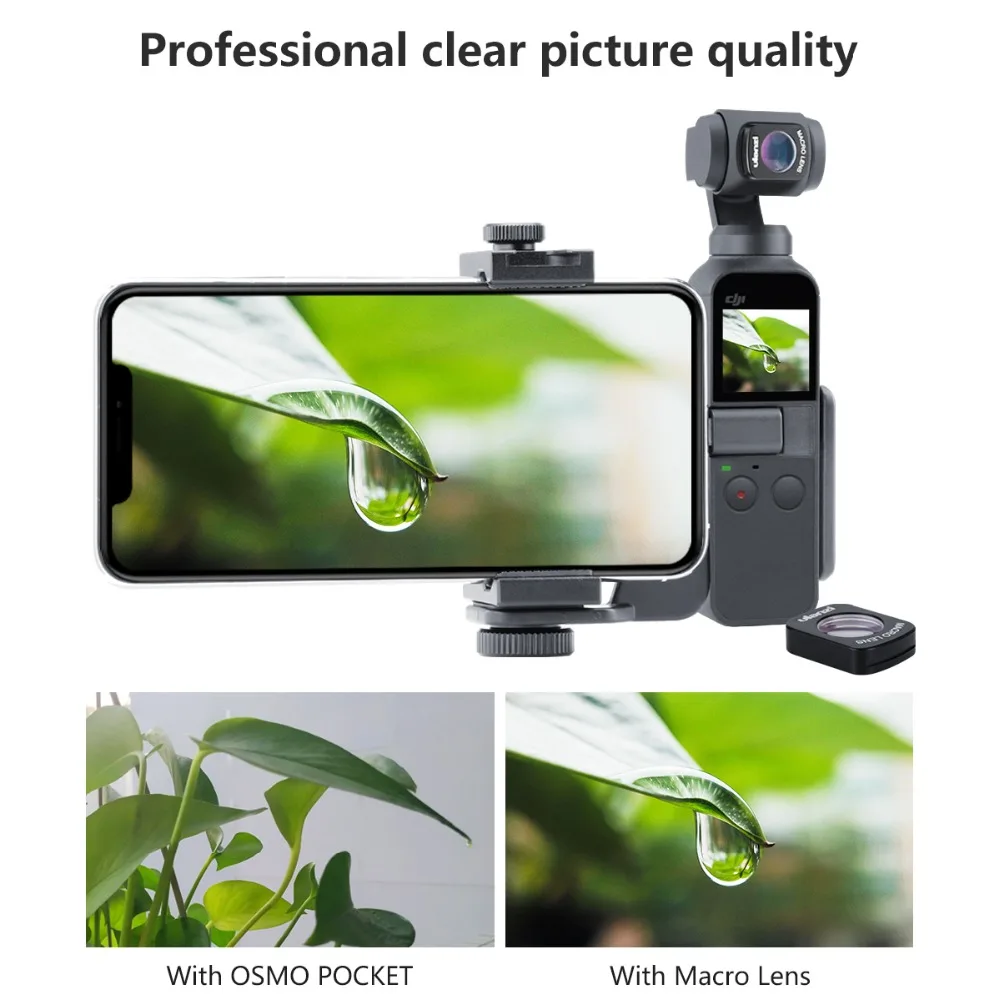 Ulanzi OP 6 макро объектив для DJI Osmo Pocket профессиональный HD Магнитный Структура