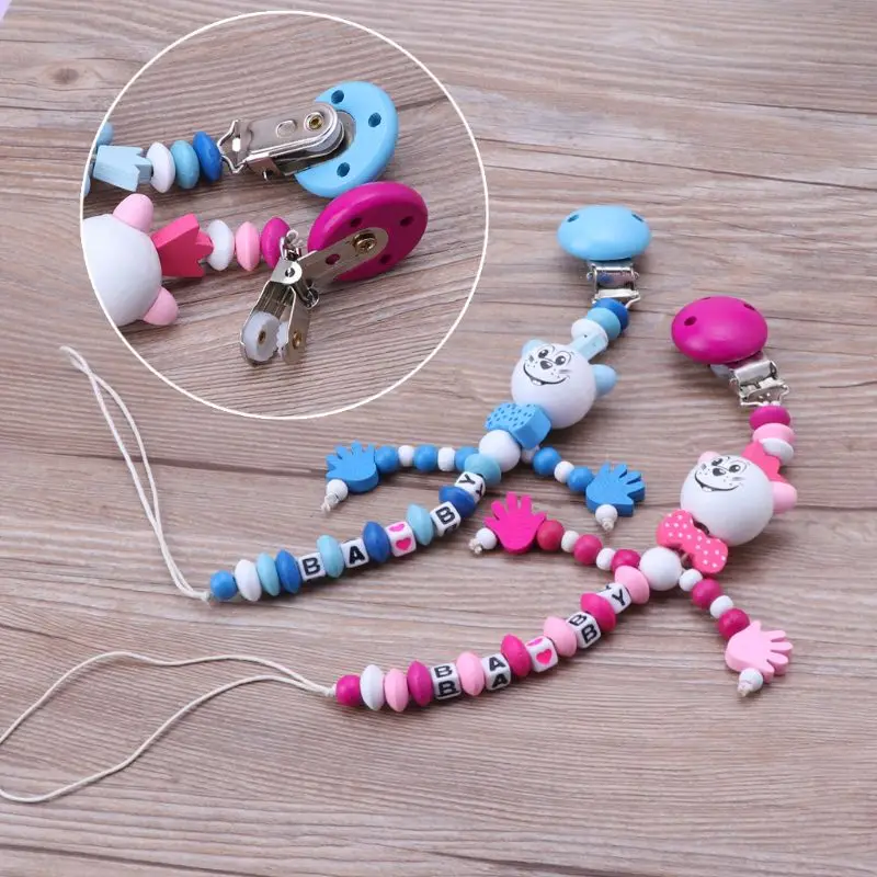 Детская Соска с зажимом и цепочкой для маленьких мальчиков и девочек, буквы-игрушки, прорезыватель, соска с цепочкой, держатель для соски для кормления ребенка