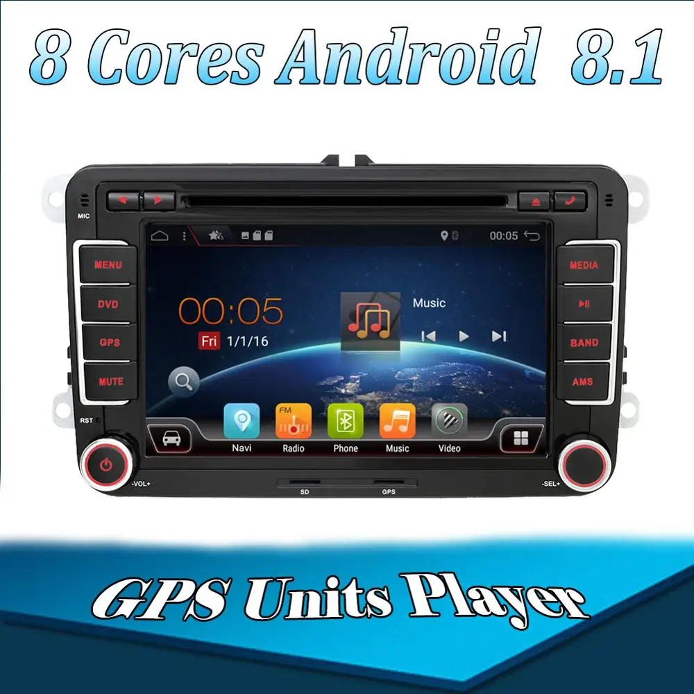 

Octa Core 2 DIN Car DVD Player GPS Radio for Volkswagen PASSAT CC Golf 5 6 Tiguan Touran Caddy EOS Sharan Amarok polo Leon Toled