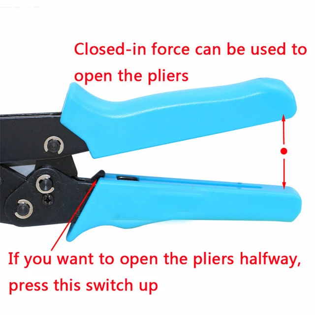 26-16 AWG 2.8/3.96/4.8/5.08/6.3 MM Cables Pliers Crimping
