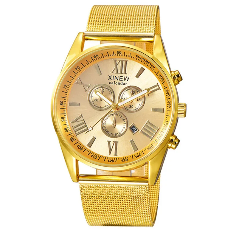 Мужские многофункциональные часы на день и дату роскошные спортивные