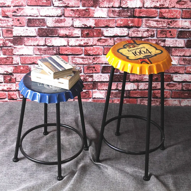 Loft American country retro style bar stool bar seat cover other beer iron decorative ornaments wholesale Loft American country retro style bar stool bar seat cover other beer iron decorative ornaments wholesale
