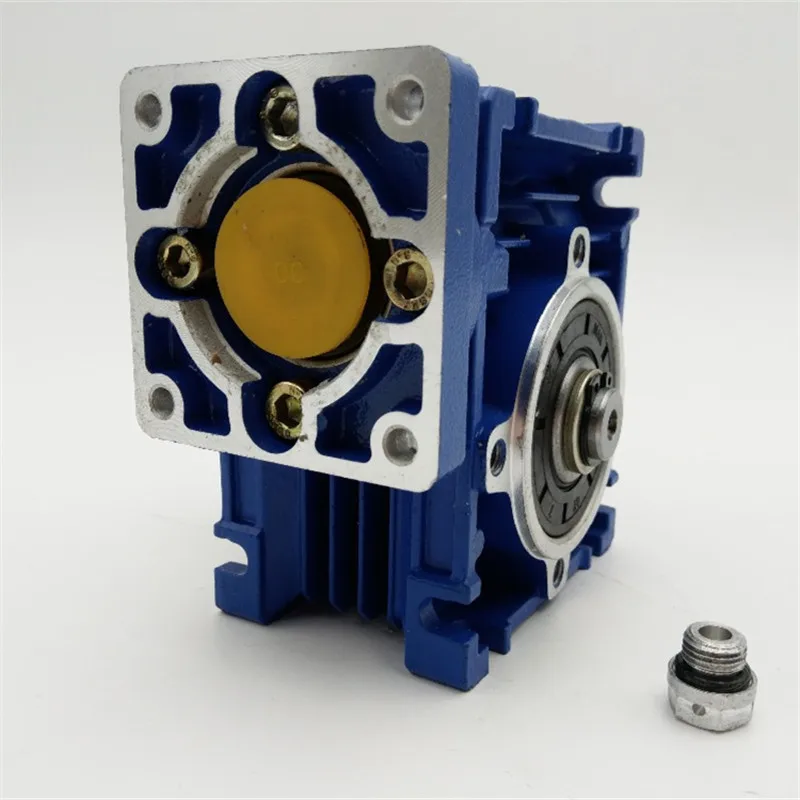 New Arrival NMRV030 Worm Reducer Speed Ratio 10:1 RV30 RV030 Worm Gearbox Speed Reducer for NEMA23/36/42 Servo/Stepper Motors