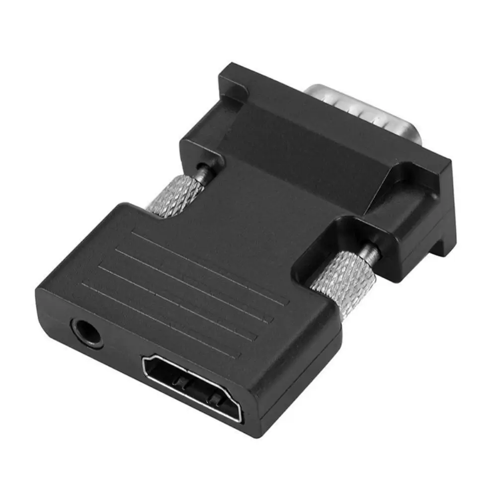 VGA мужчин и женщин HDMI конвертер с аудио кабели адаптера 1080P для HDTV монитор проектор ПК PS3 адаптер конвертер