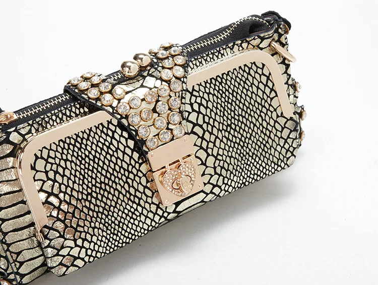 Women Purses And Handbags Leather Diamonds Chains Gold black Fashion Serpentine Clutch Wallets Evening Bags Women Purses And Handbags Leather Diamonds Chains Gold black Fashion Serpentine Clutch Wallets Evening Bags