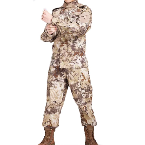 Тактический камуфляжная, с расцветкой Мультикам форма костюм Мужские военный охотничий cp, наборы из рубашки и брюк, Одежда для охоты комплект S-XXL Размеры - Цвет: MKTA