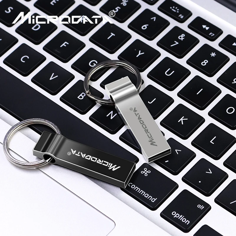 Водонепроницаемый usb флеш накопитель cle 16 ГБ 8 4 память ключ металлический Флешка 32