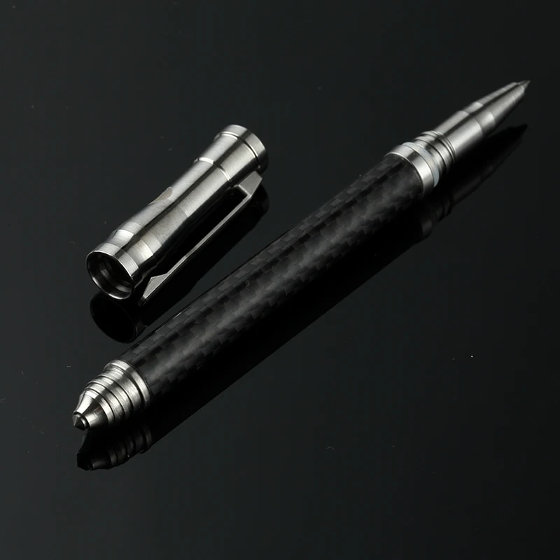 EDC Camp Tools титановая ручка из углеродного волокна для самозащиты тактическая