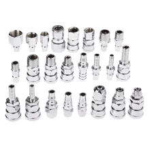 Pneumatic Fittings Female Male Air Line Hose Compressor Fitting Connector Quick Release Coupler Set Pneumatic Parts цена Pneumatic Fittings Female Male Air Line Hose Compressor Fitting Connector Quick Release Coupler Set Pneumatic Parts цены онлайн