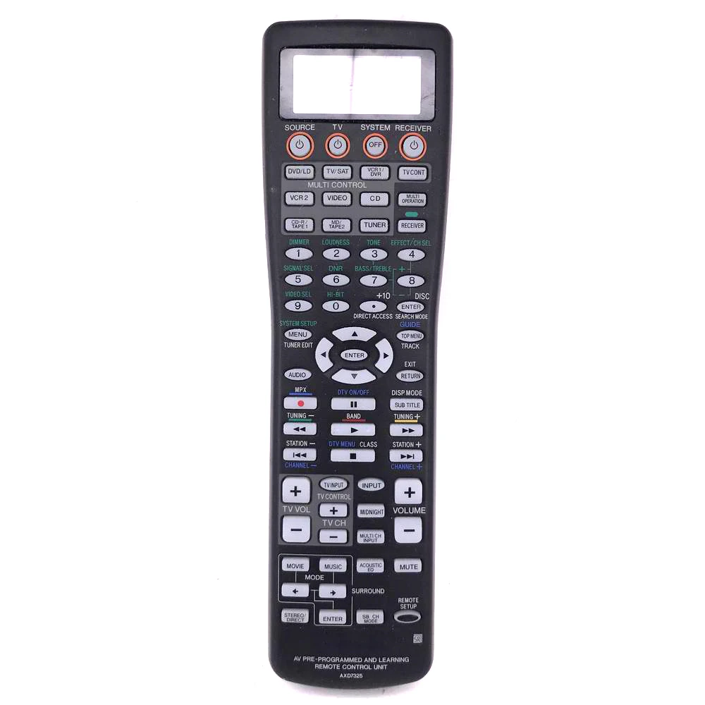 Used Original Remote Control AXD7325 For Pioneer Audio/Video Receiver Fernbedienung VSX1012K VSX2012K VSX45TX VSX55TXI VSX56TXI |