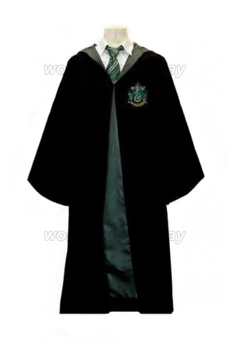 Бесплатная доставка Slytherin Косплей халат свитер рубашка галстук Draco Malfoy волшебная