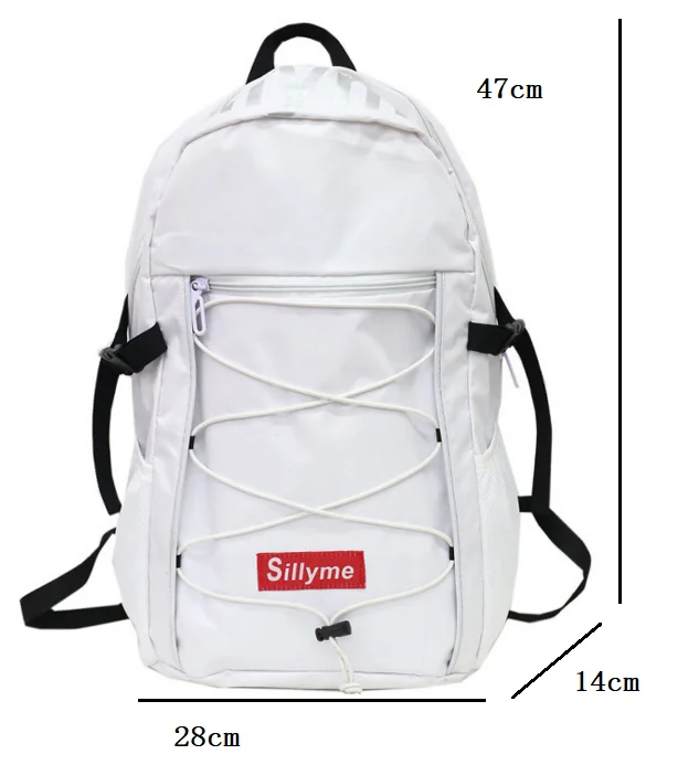 Корейский стиль, уличный тренд, хип-хоп рюкзак для подростков, школьный рюкзак унисекс, рюкзак для отдыха и путешествий, D182