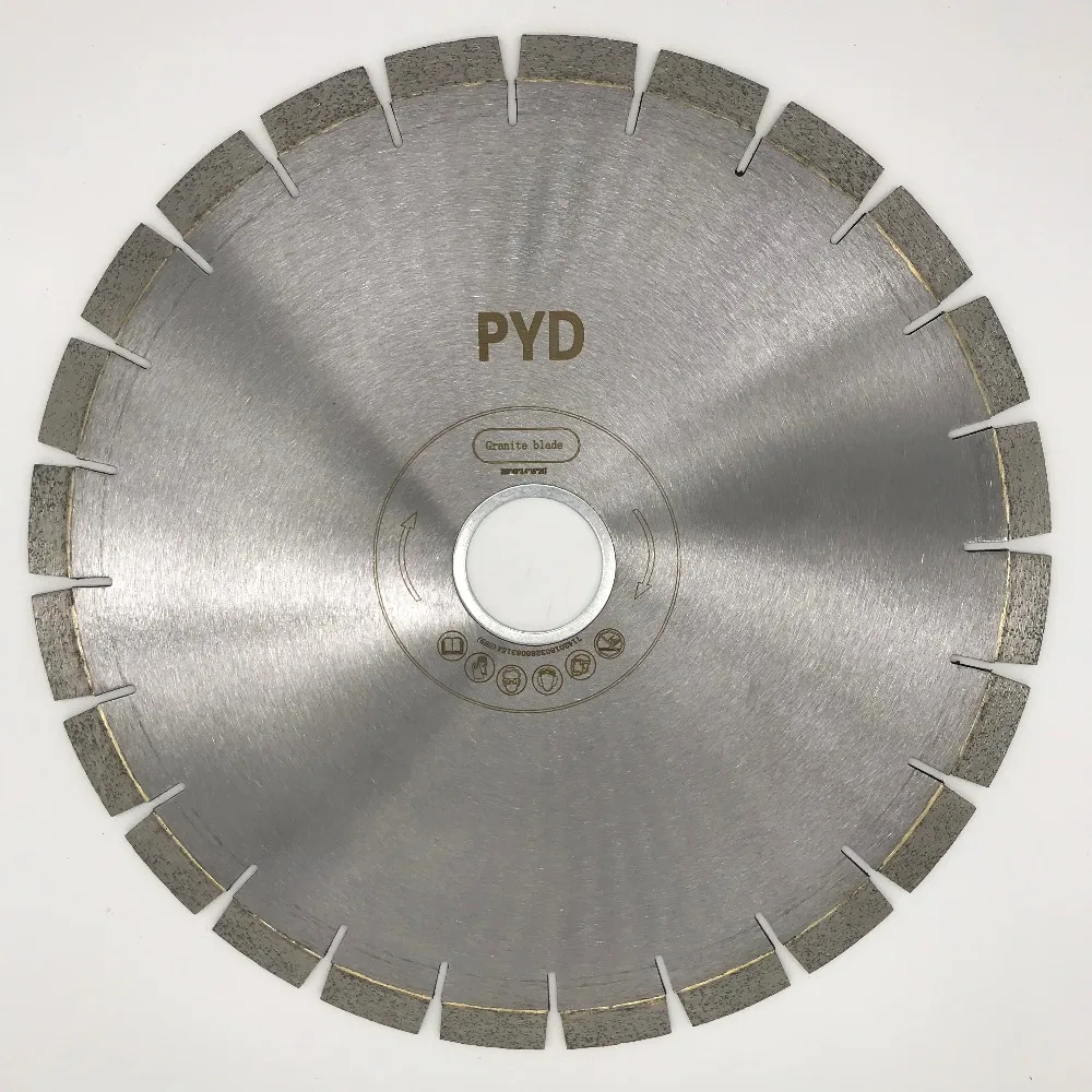 

Diamond Saw Blade 14 inch (370 mm) Silent Core Cutting Disc for Granite Stone inner Hole 50/60 mm