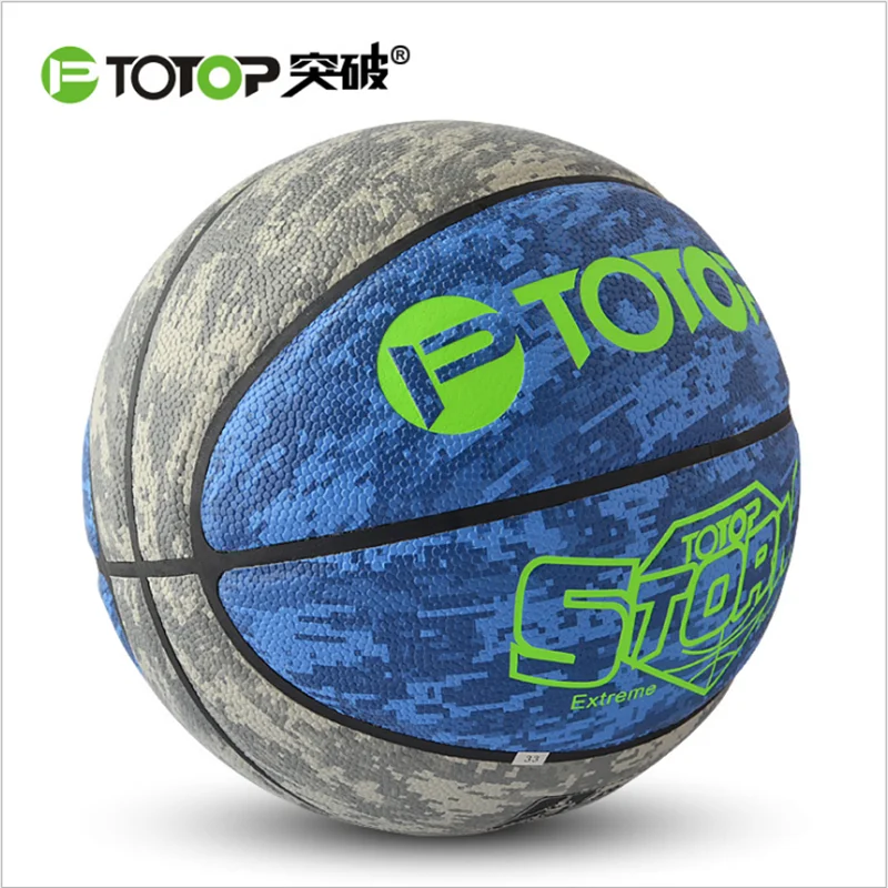 

PTOTOP Outdoor PU Leather Material Basketball Ball Official Size 7 Wear-resistant Men Training Basketball Ball Supplies TP7957