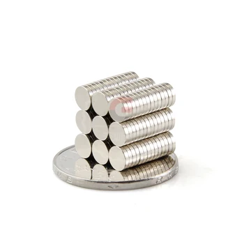 

200pcs magnets Mini Dia 5x0.8mm N50 Neodymium Magnet Strong Round Magnet wholesale Free shipping